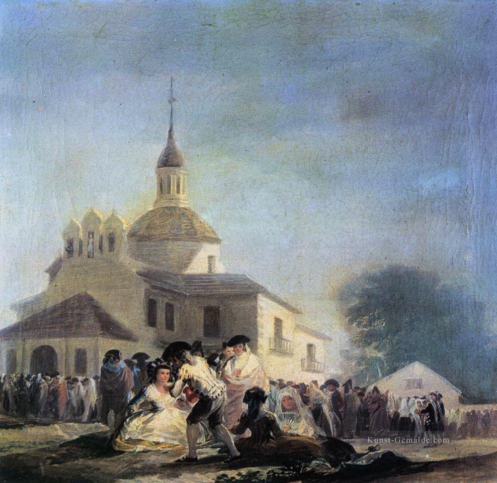 Pilgerfahrt zur Kirche von San Isidro Francisco de Goya Ölgemälde